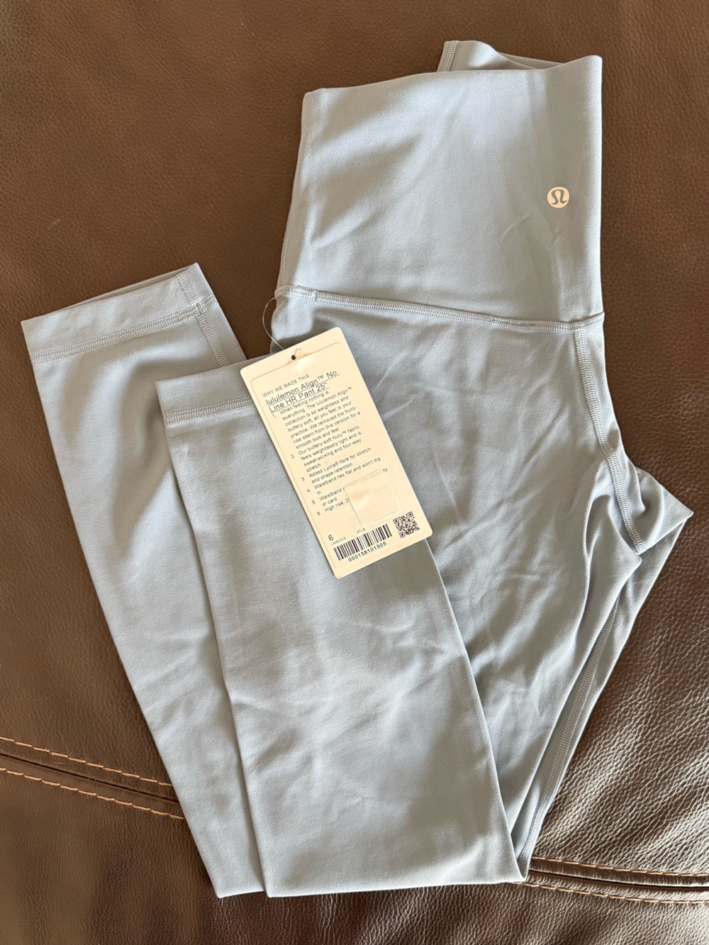lululemon athletica Light Gray High-Rise Leggings